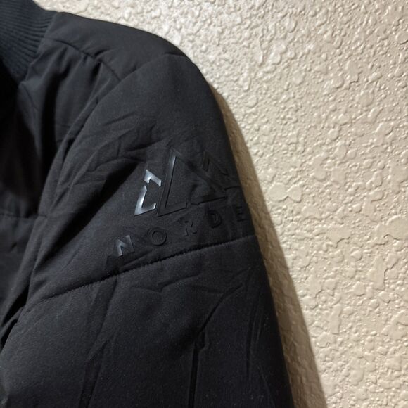 Norden Winter Reversible Jacket Black/Green Men’s Size Small Full Zip Puffer - Picture 5 of 10